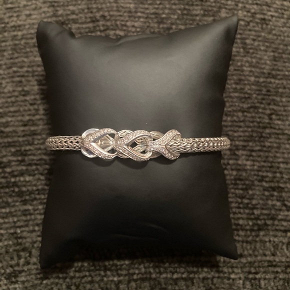 John Hardy Classic Chain Asli Bracelet with Pave diamonds - Picture 2 of 8